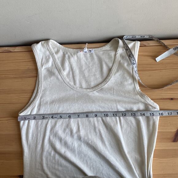 Sundry Tank Knot Midi Dress Off White 2 - Picture 8 of 8